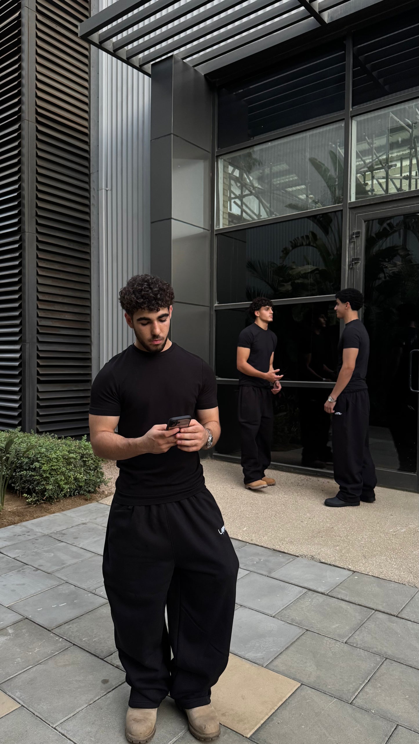 OG BLACK BAGGY SWEATPANTS