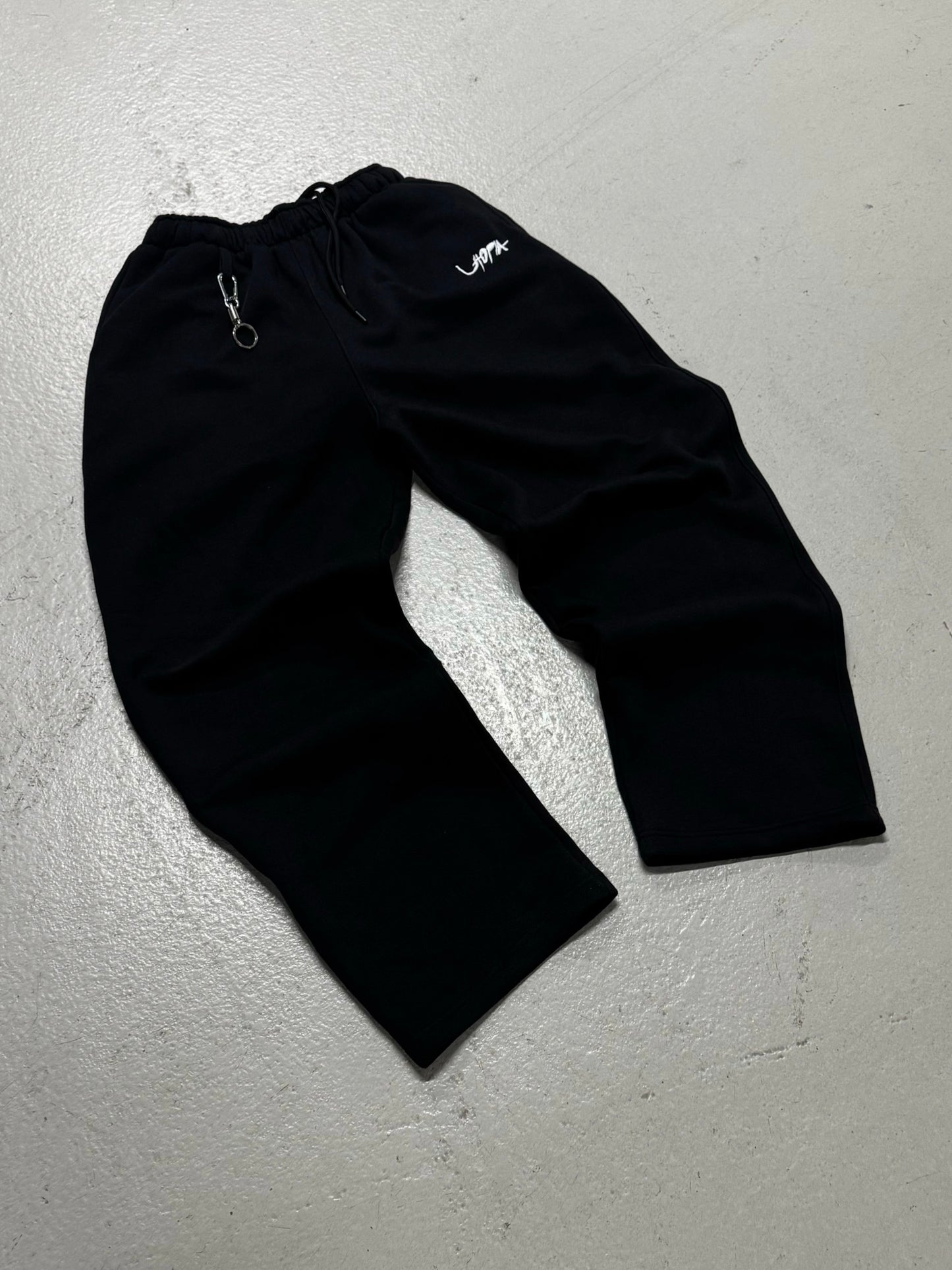 OG BLACK BAGGY SWEATPANTS