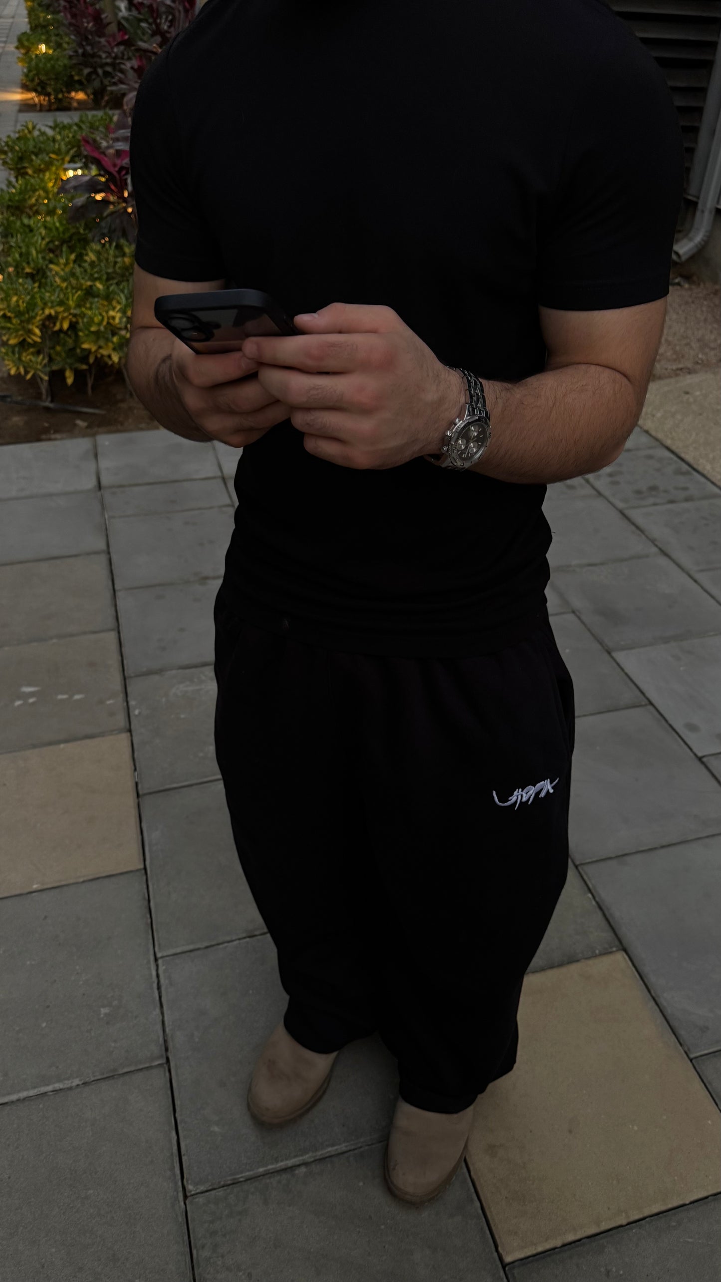 OG BLACK BAGGY SWEATPANTS